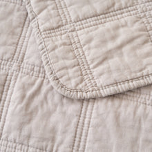 Load image into Gallery viewer, Embroidered Solid Colour Square Pattern Sandy Taupe (New for March)