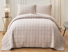 Load image into Gallery viewer, Embroidered Solid Colour Square Pattern Smoky Grey (New for March)