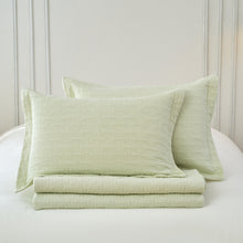 Load image into Gallery viewer, Milky Green Embroidered Solid Colour