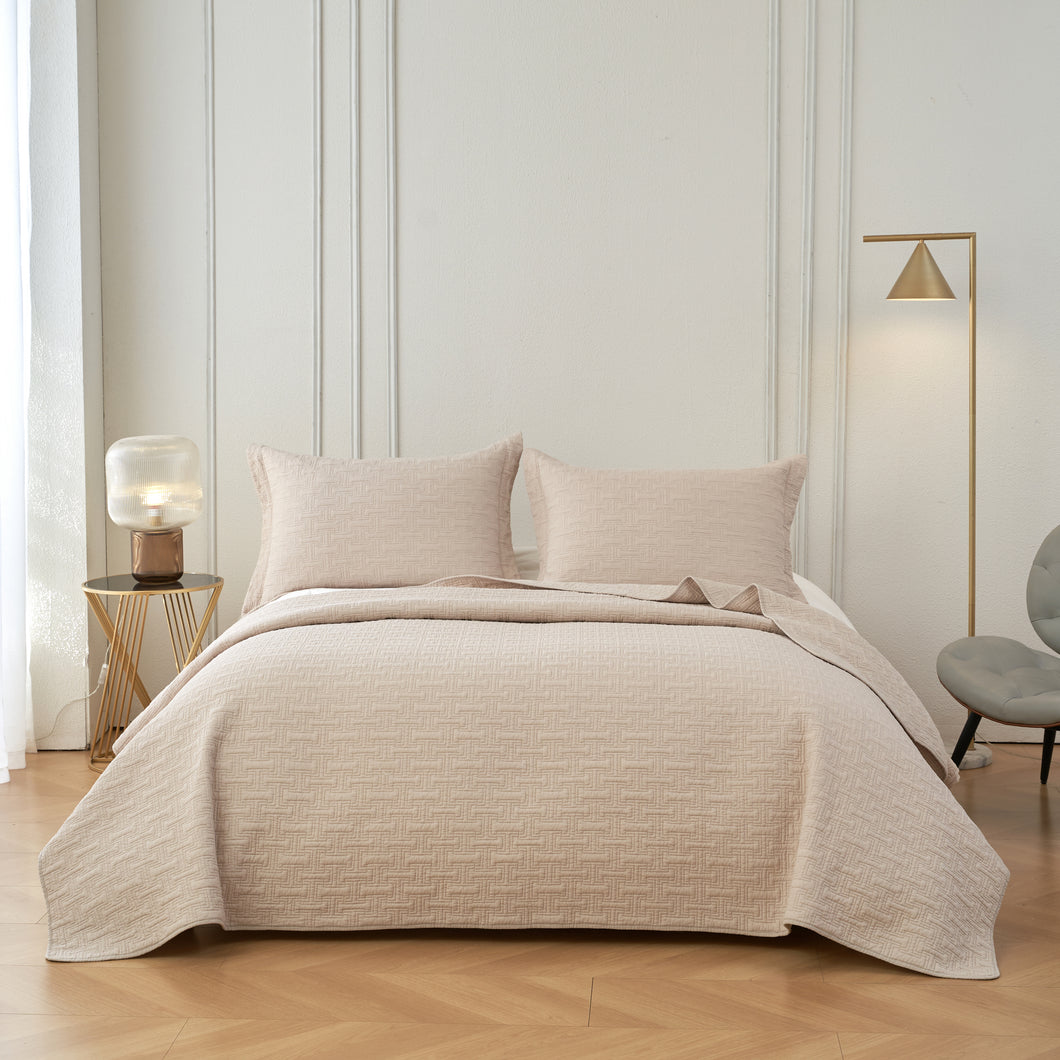 Sun Kiss Dust Embroidered Solid Colour